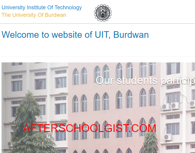 University Of Burdwan Course Admissions - AfterSchoolGist